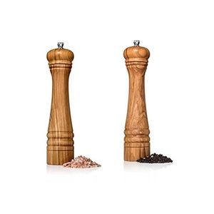 Pepper & Salt Mill Set 10.5” Ceramic Grinder